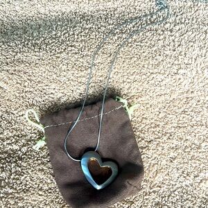 Stainless Steel Floating Heart and 18” Stainless Chain